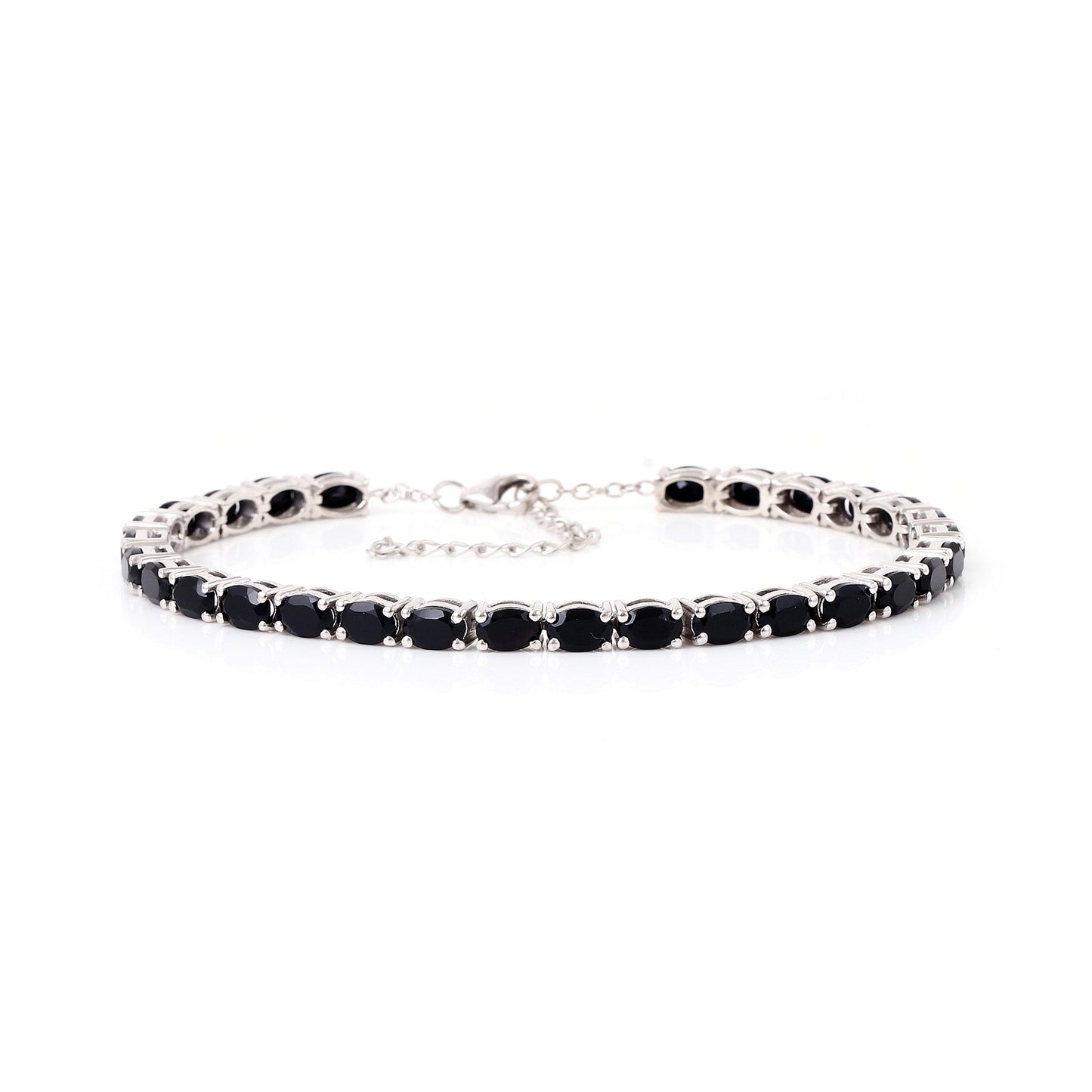 Black Onyx bracelet in sterling silver