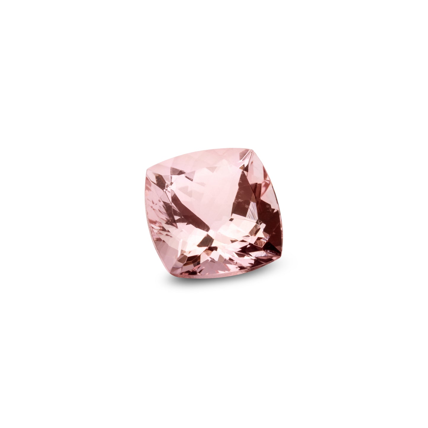 Cushion cut morganite gemstone 3.04 carat