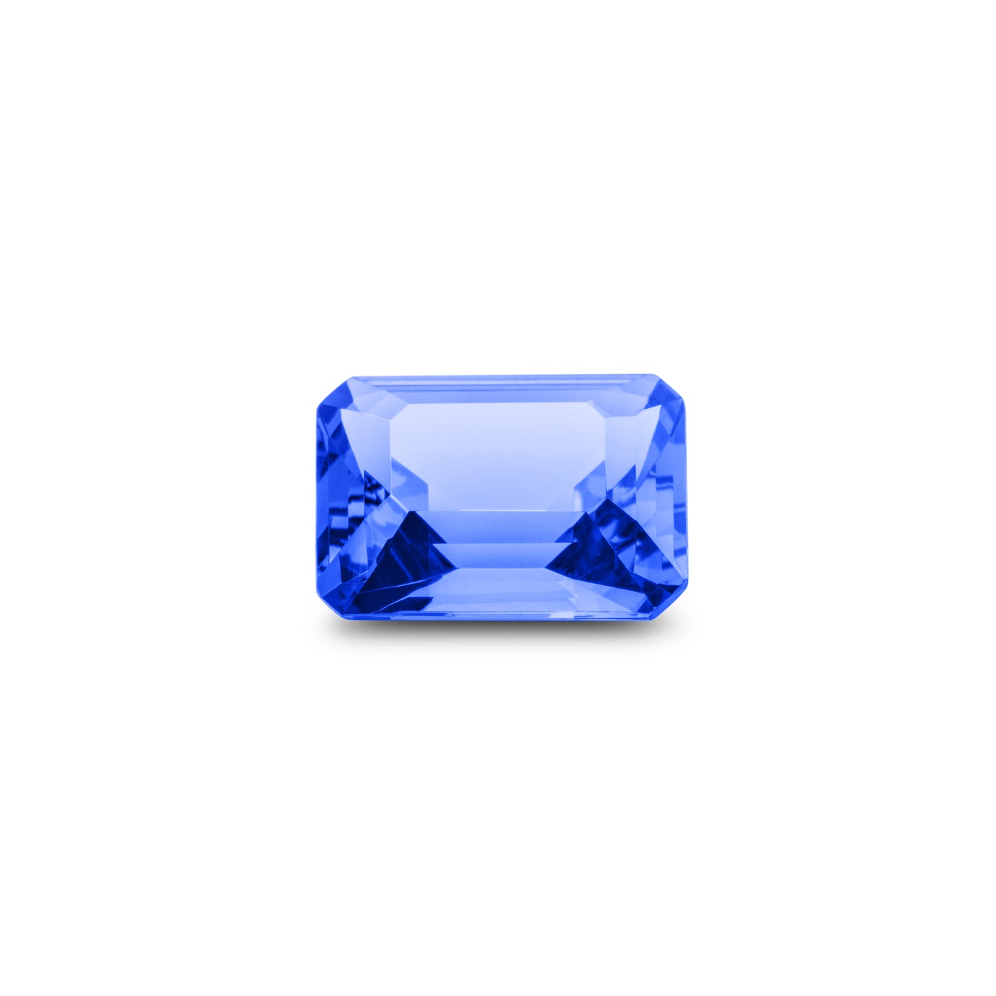 Emerald-cut Tanzanite gemstone 5.15 carat